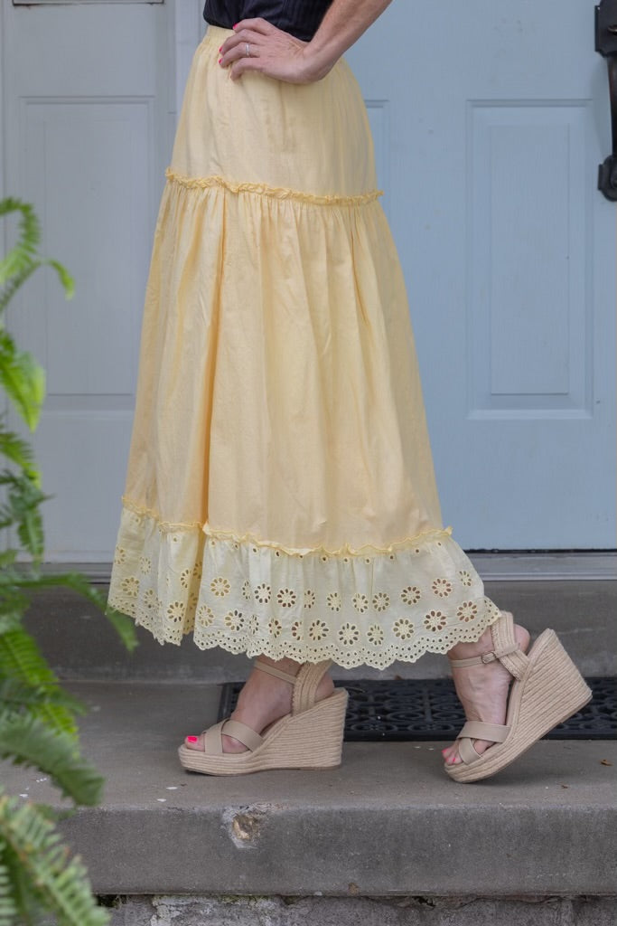 Buttercup Bliss Maxi Skirt