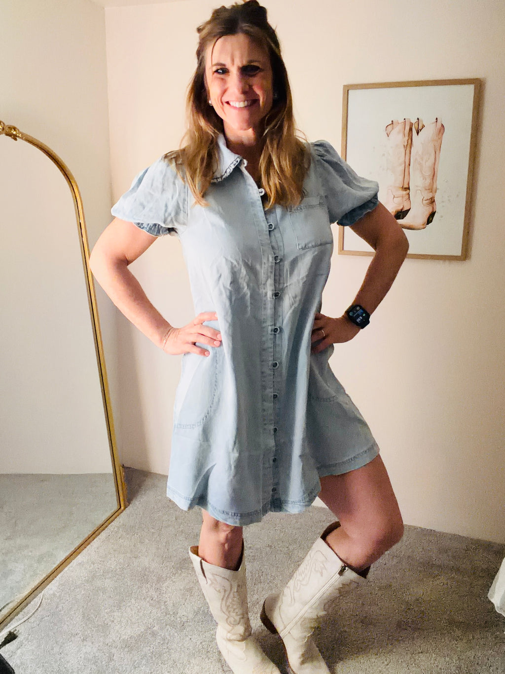 Demi Denim Dress