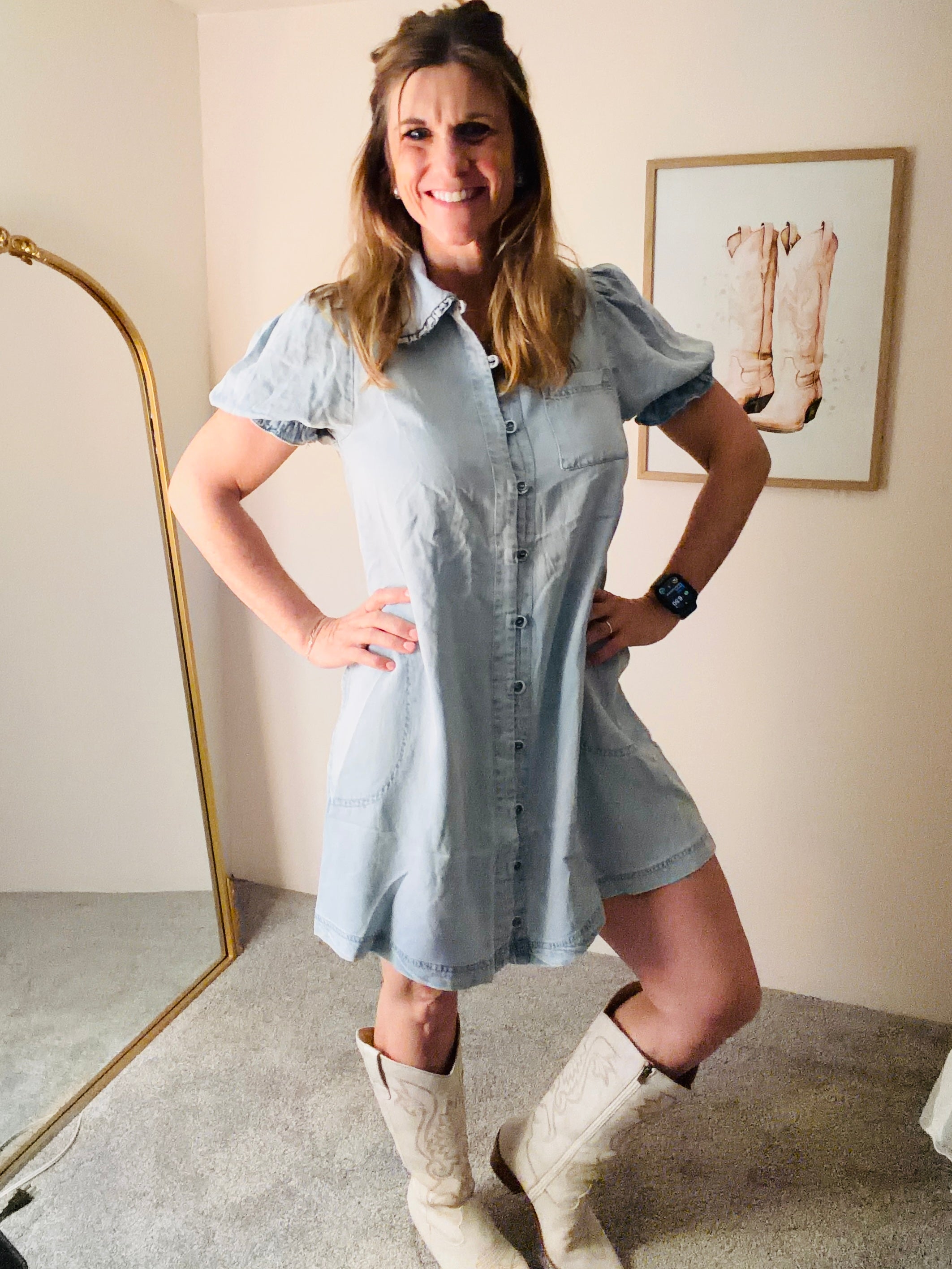 Demi Denim Dress