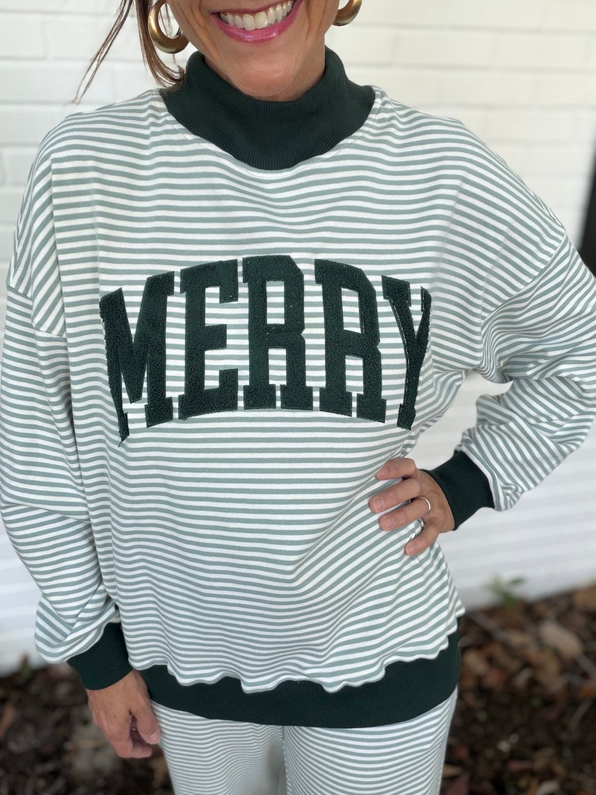 Merry Little Stripes Top