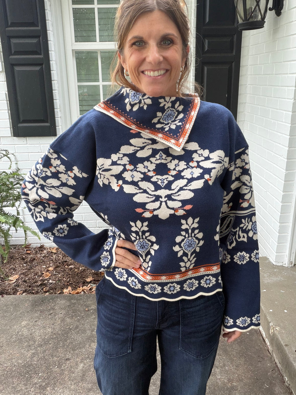 Heritage Scarf Sweater