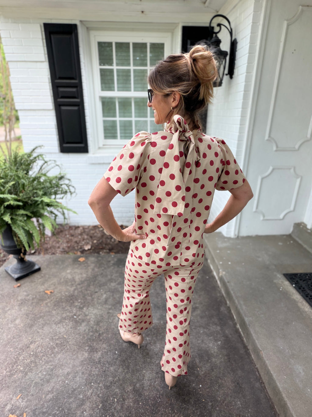 Dots Darling Pintuck Pants