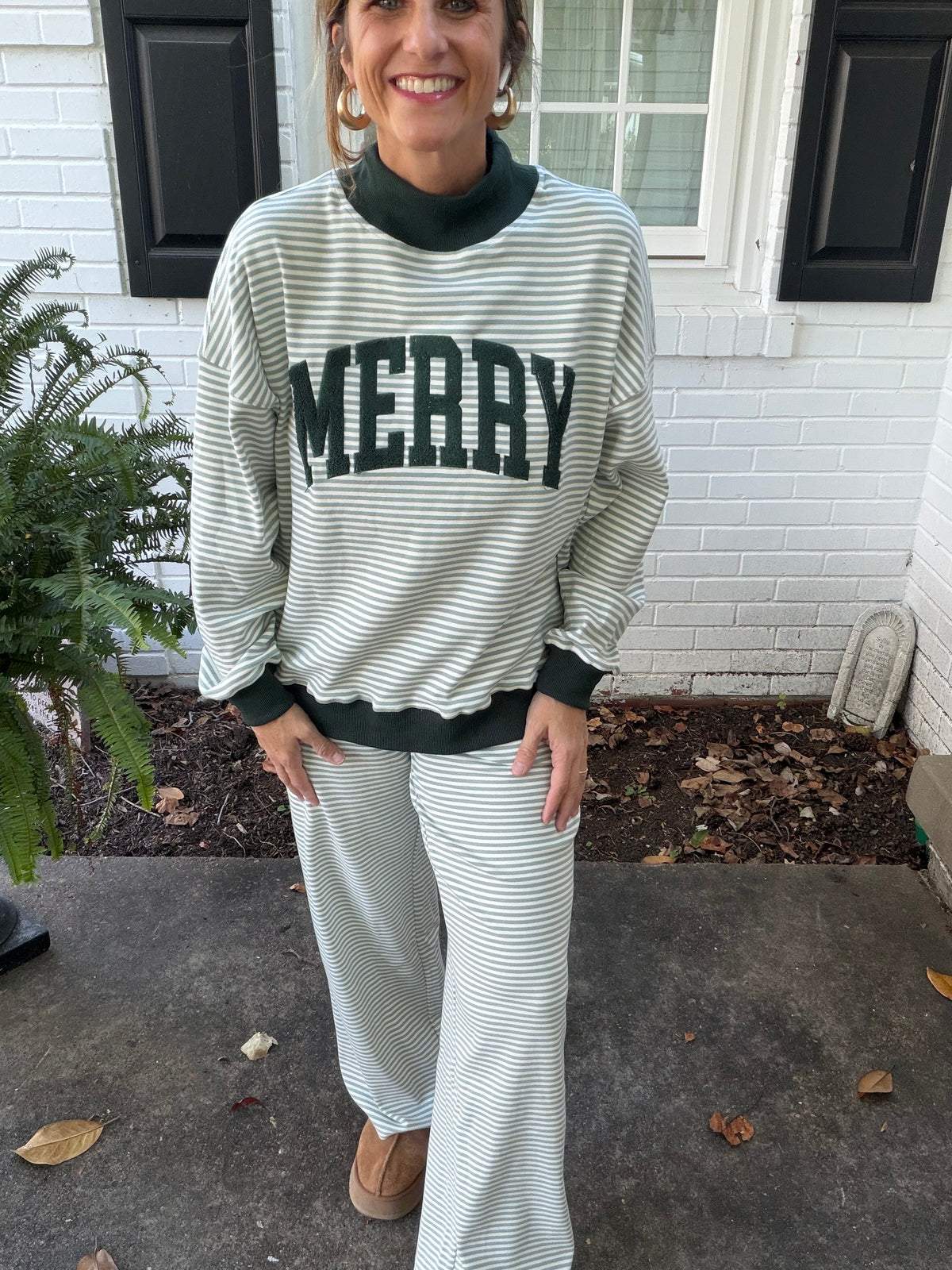 Merry Little Stripes Top