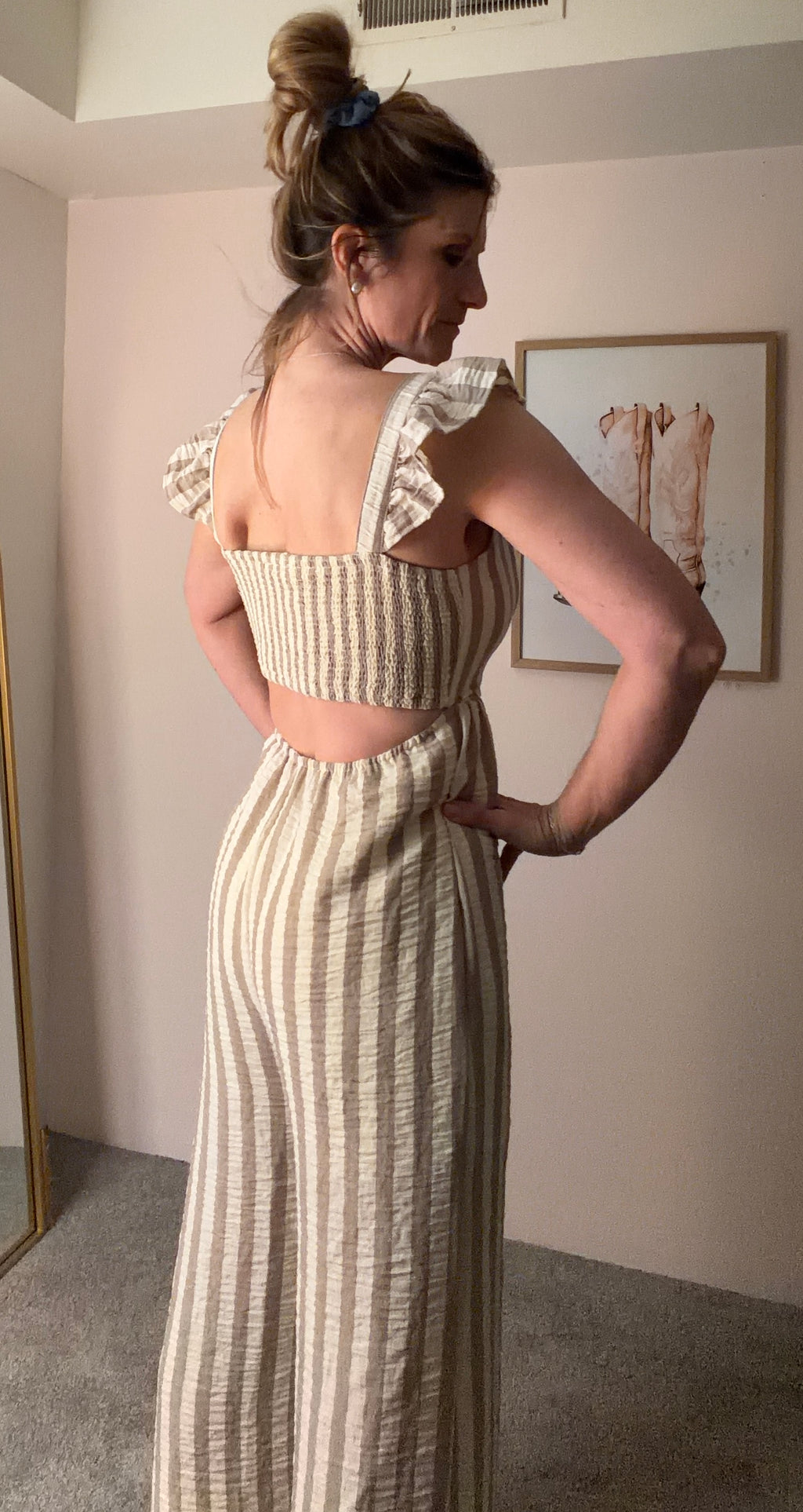 Lane Striped Jumpsuit