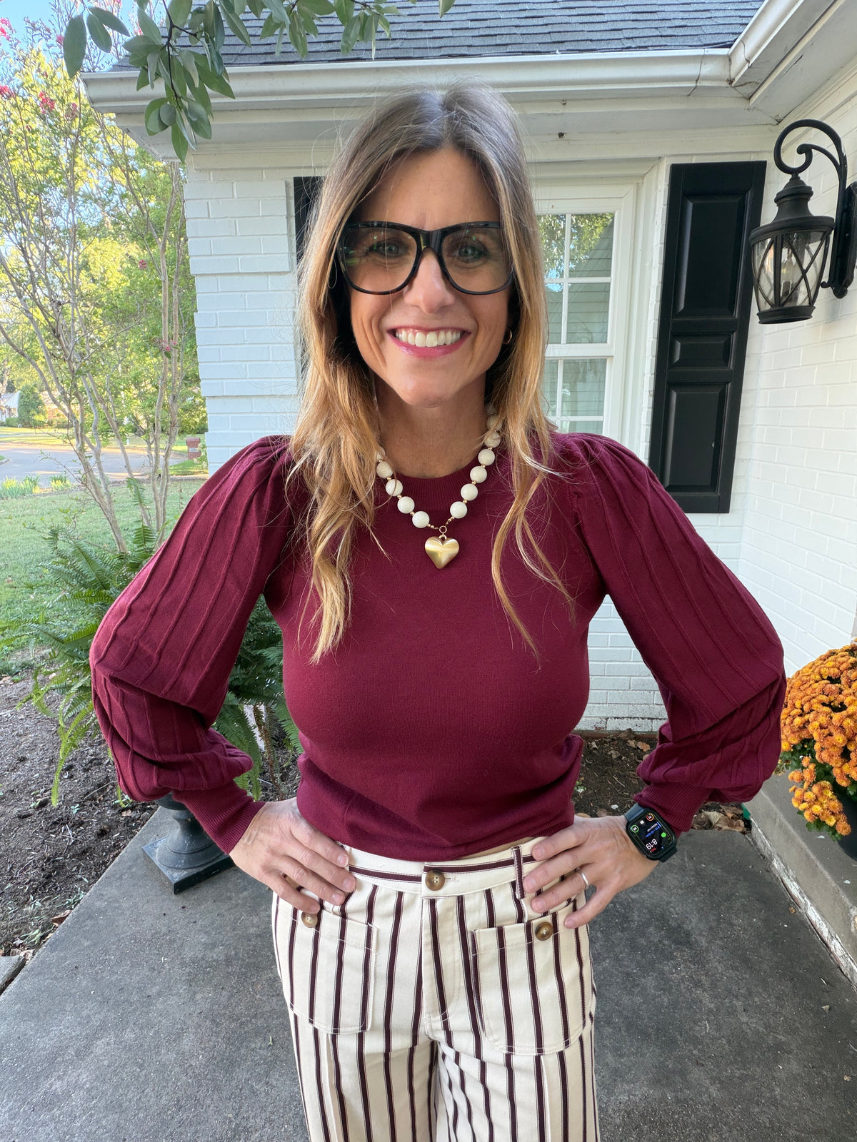 Maren Merlot Sweater