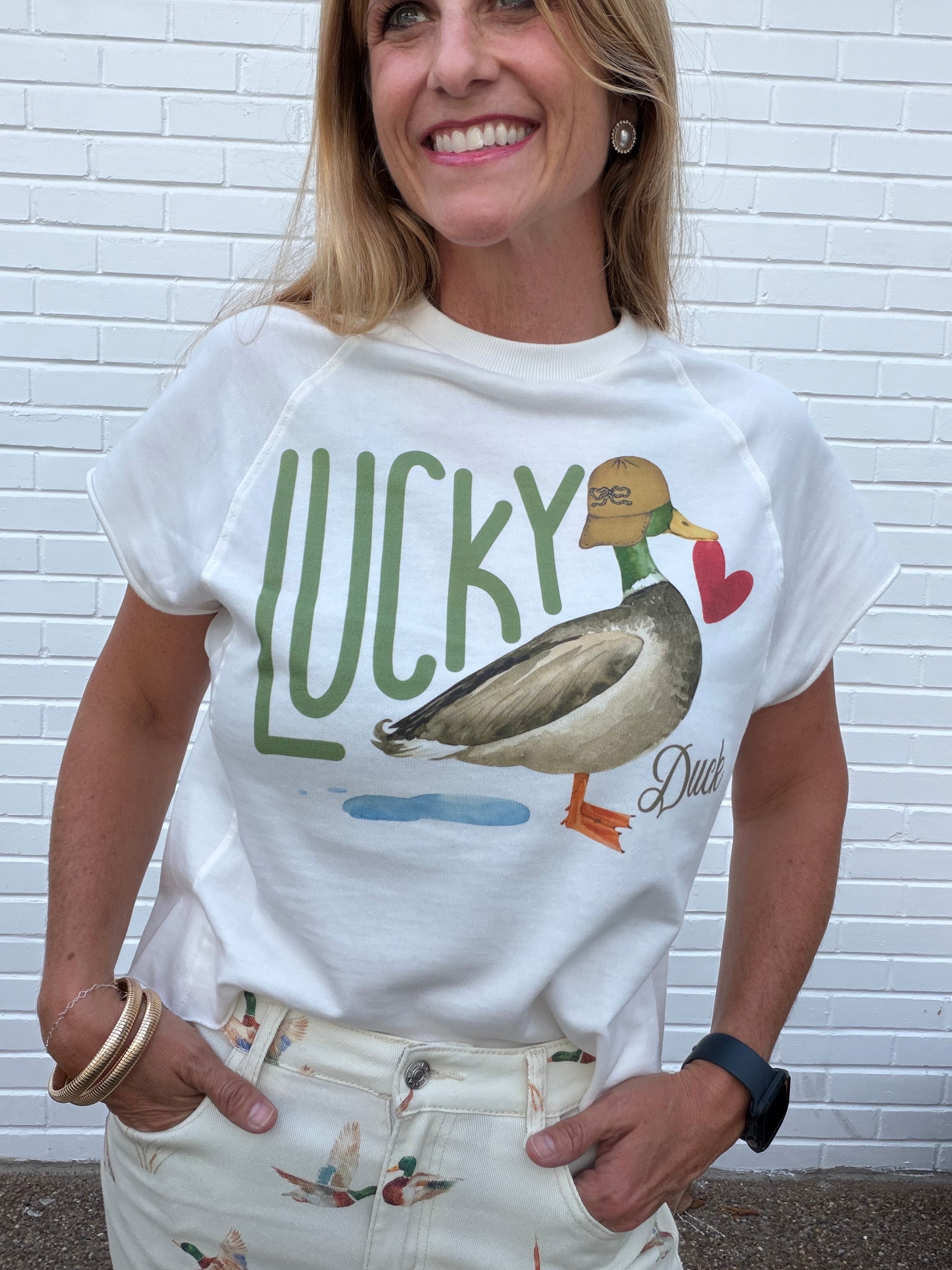 Lucky Duck Graphic Tee 🦆