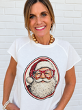 Santa’s Sparkly Specs Tee