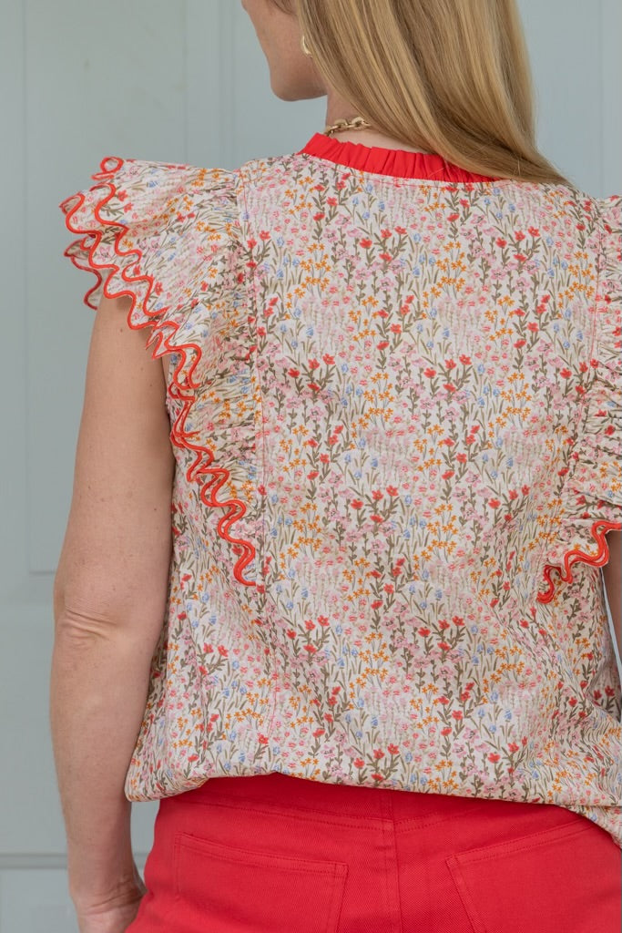 Poppy Petals Top