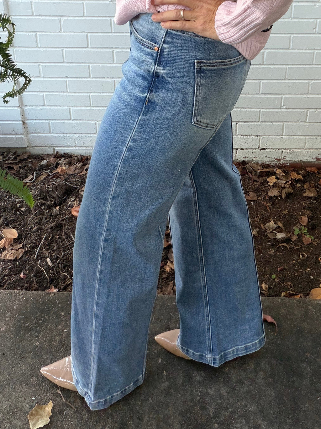 Seam to Dream Wide Leg Jean