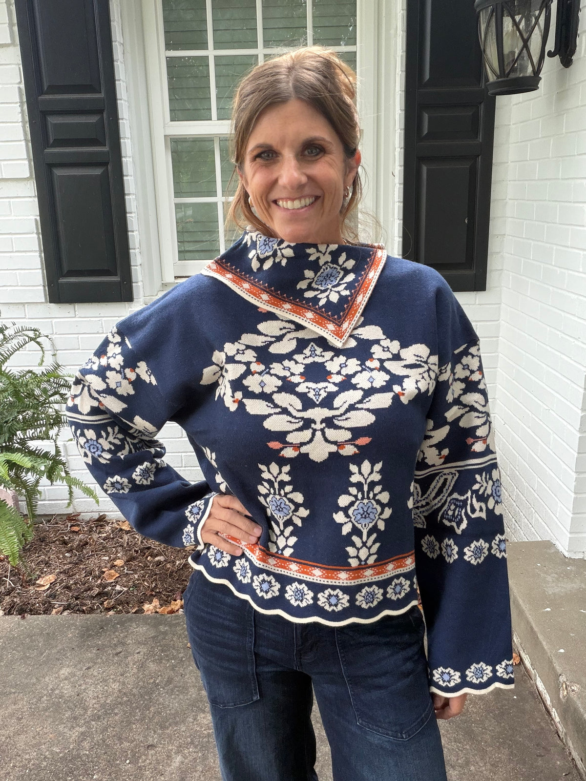 Heritage Scarf Sweater