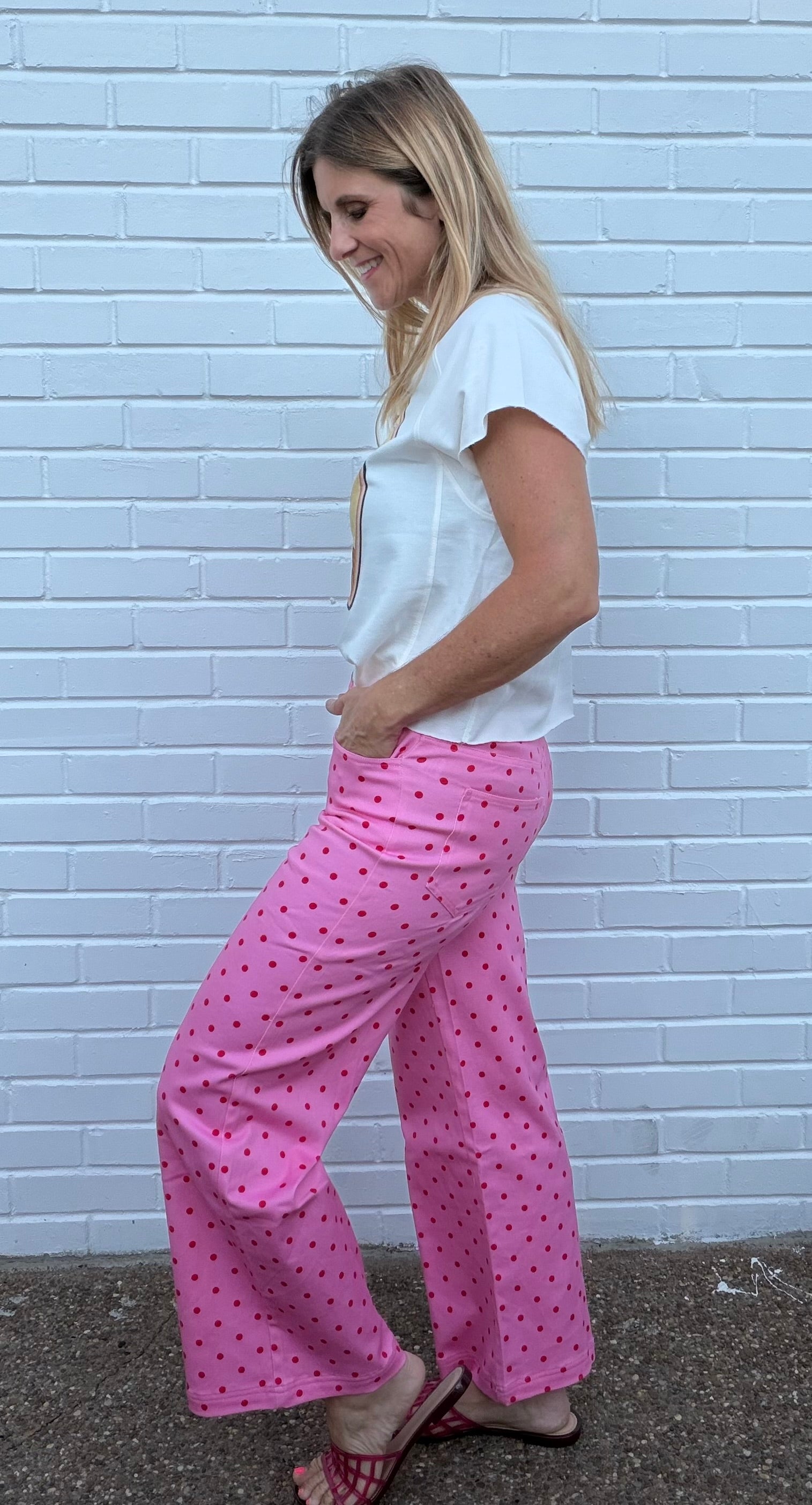 Pretty in Polka Pants