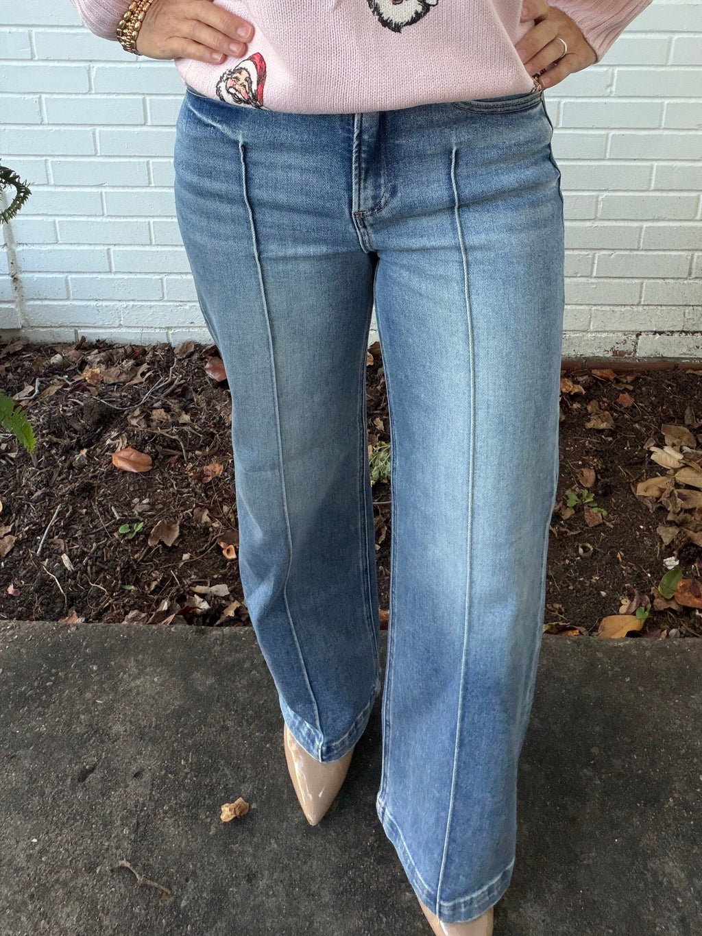 Seam to Dream Wide Leg Jean