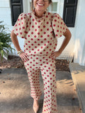 Dots Darling Pintuck Pants