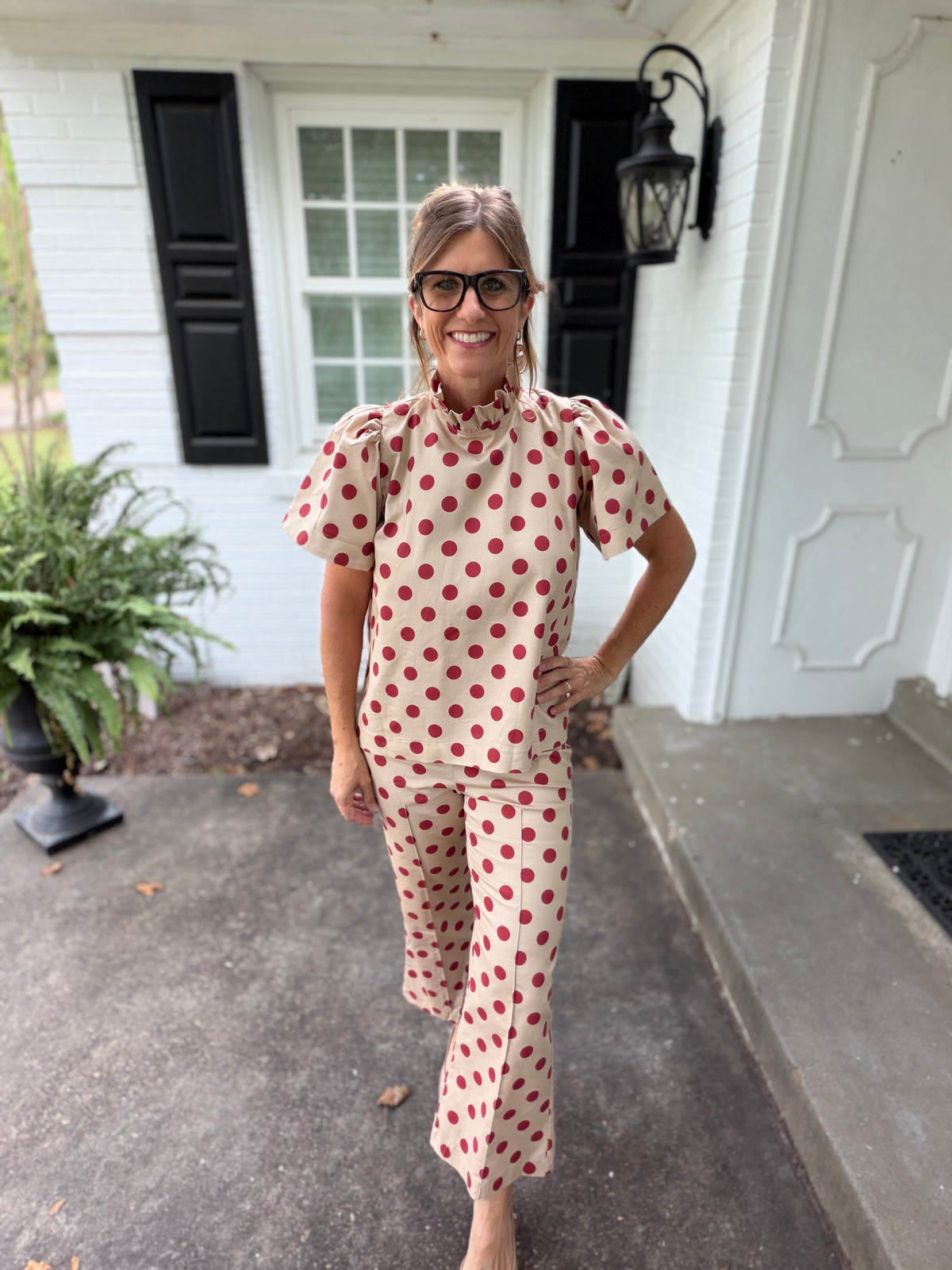 Dots Darling Pintuck Pants