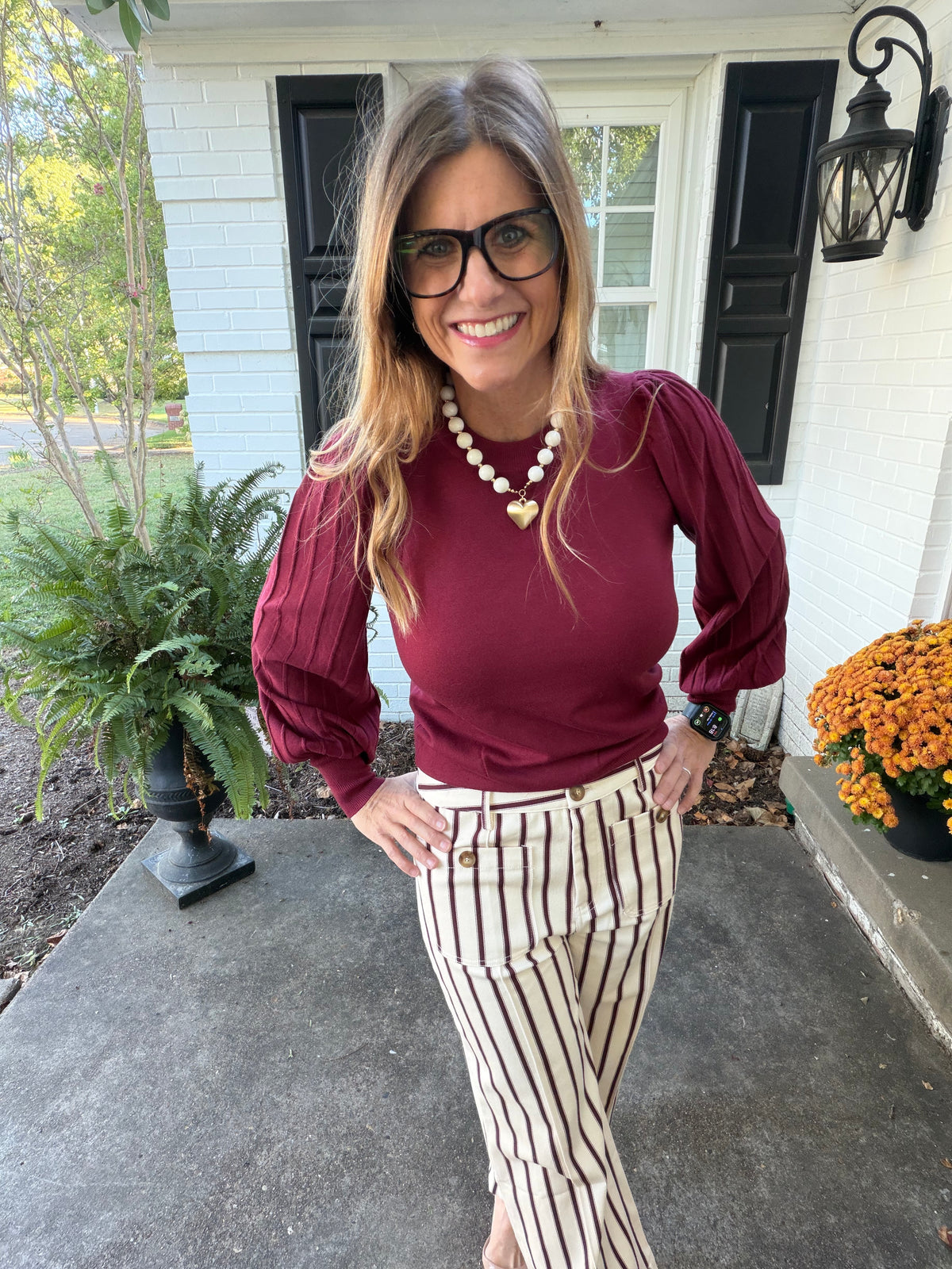 Maren Merlot Sweater