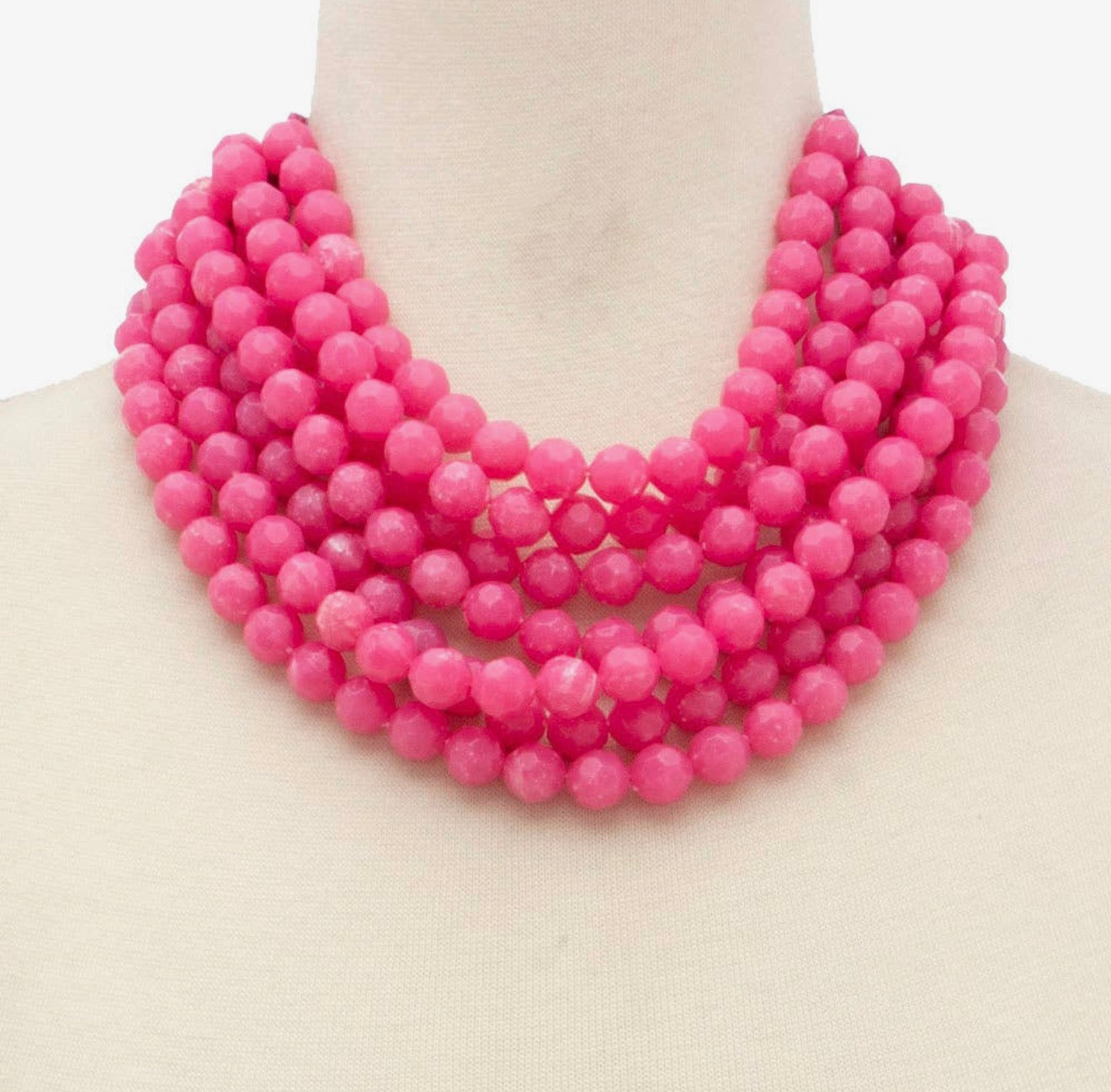 Hot pink Socialite Necklace