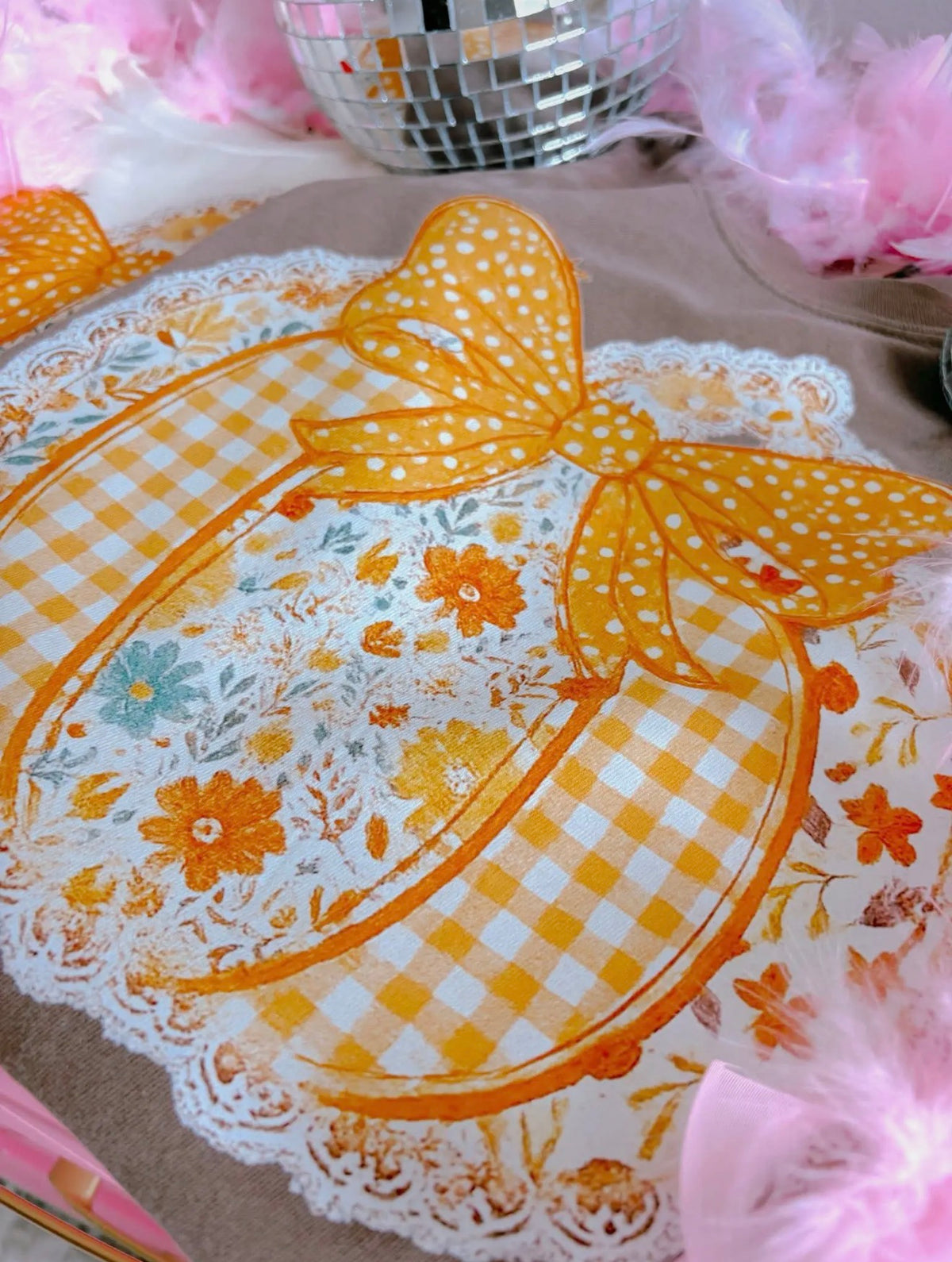 Bow Me Away Pumpkin Tee
