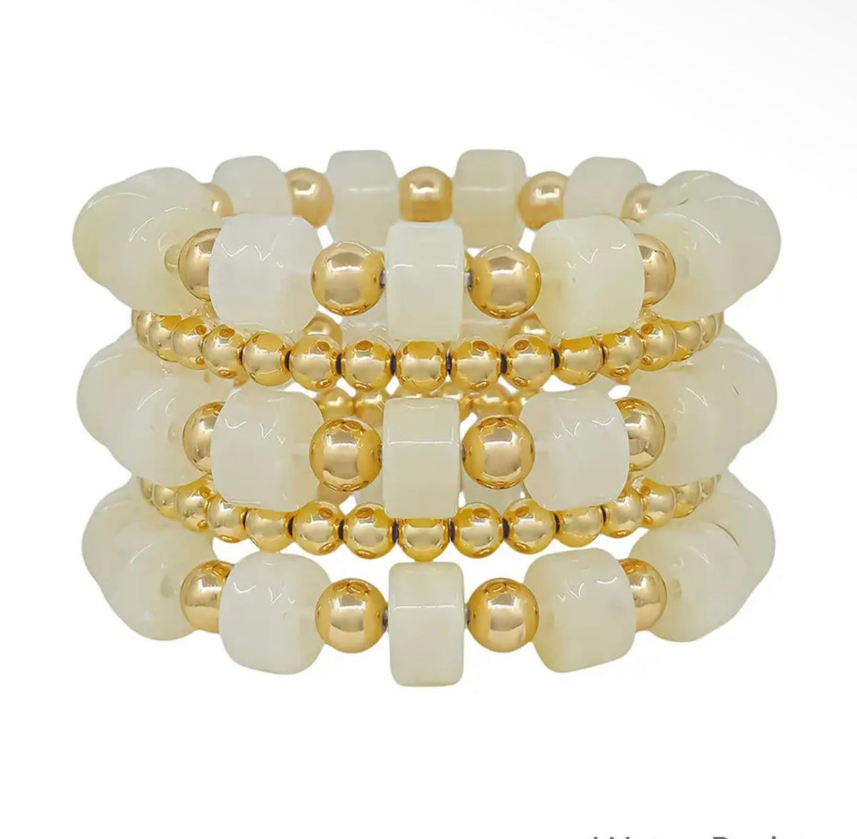 Champagne Wishes Bracelet Stack