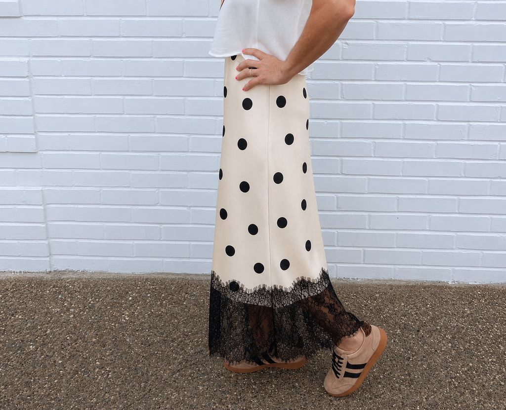Rowynn Dot & Lace Skirt