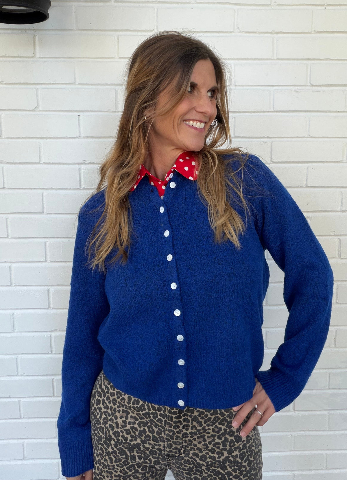 Blueberry cardigan