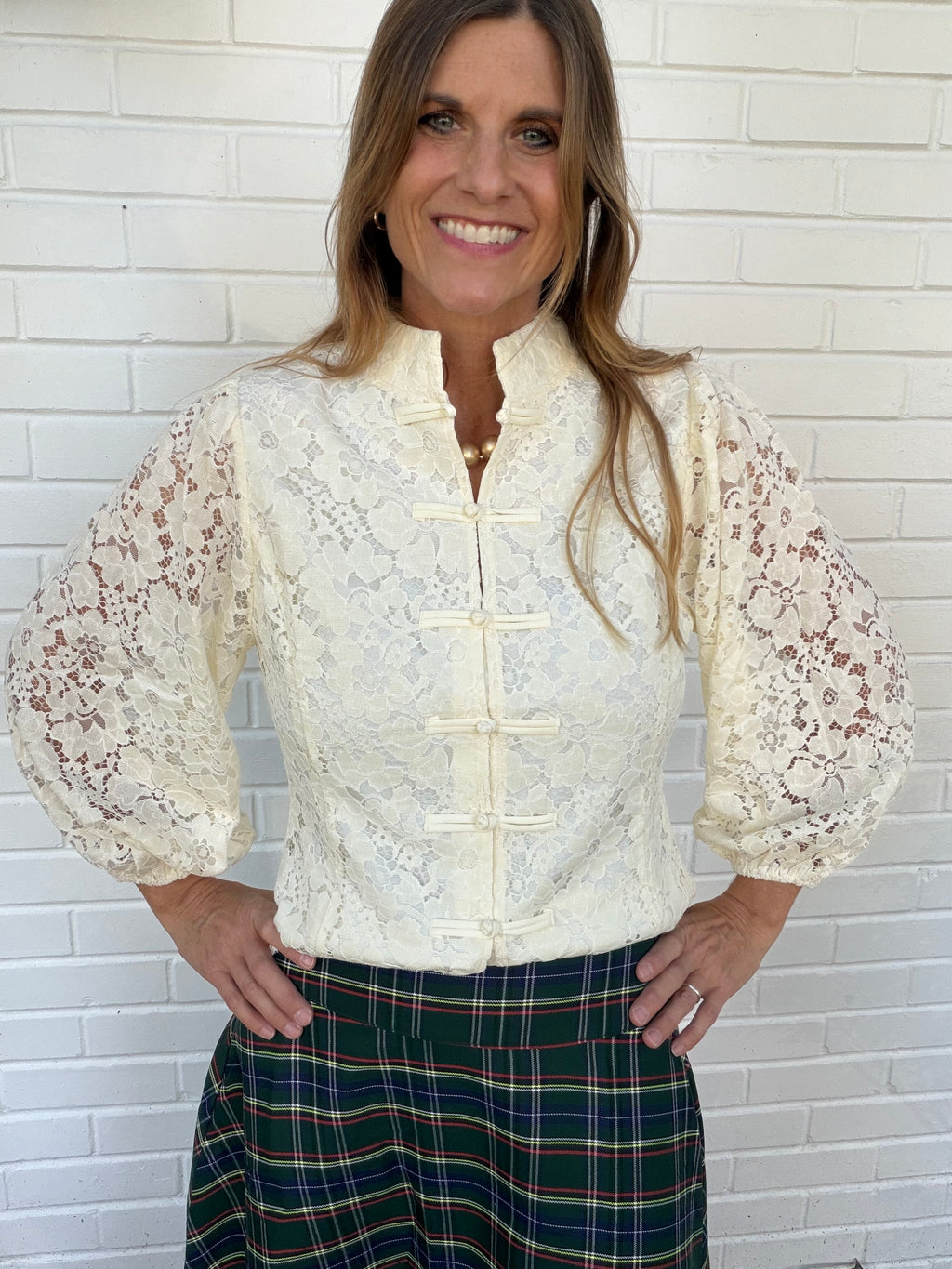 French Country Lace Blouse