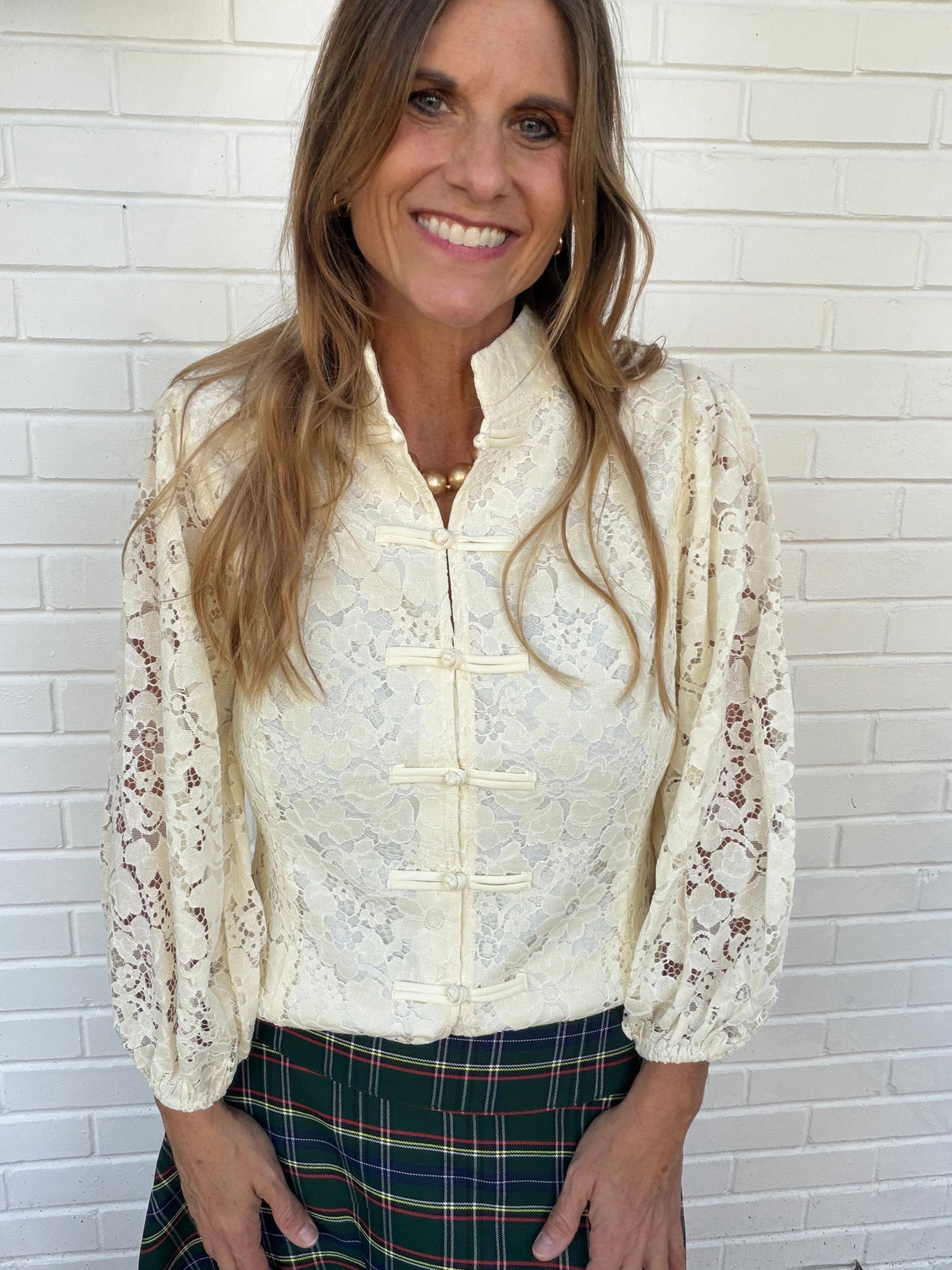 French Country Lace Blouse