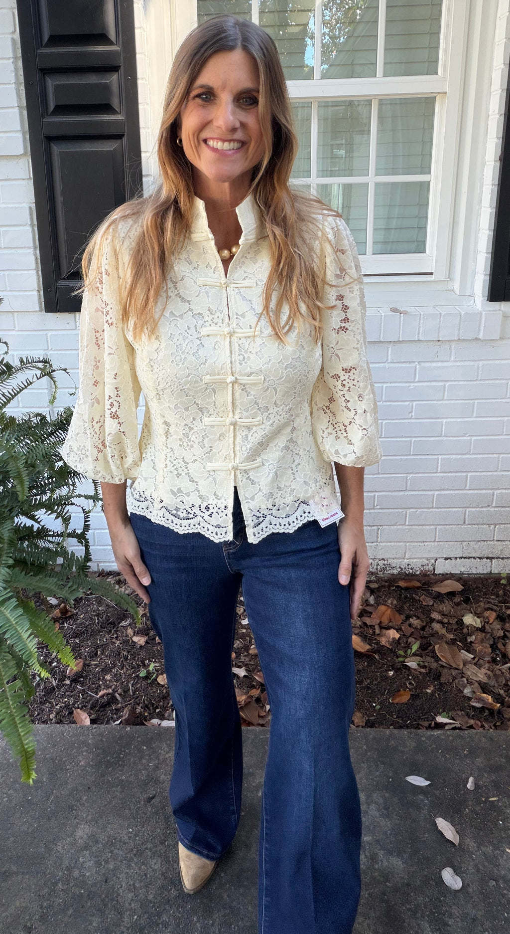 French Country Lace Blouse