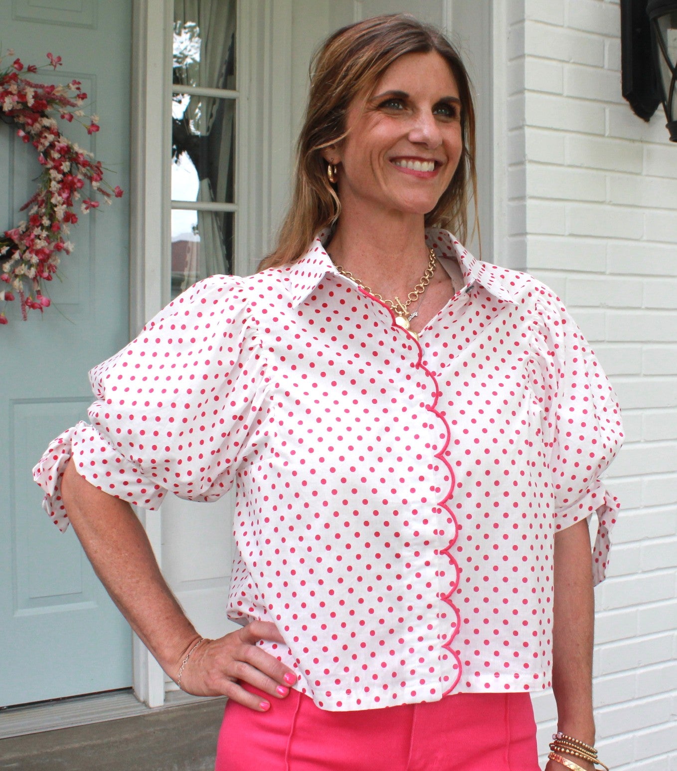 Sweetheart Scallop Top
