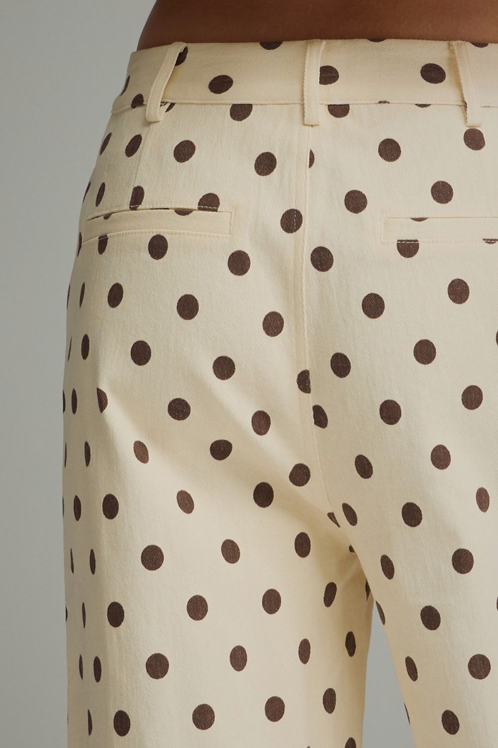 Cocoa Dot Scallop Pants