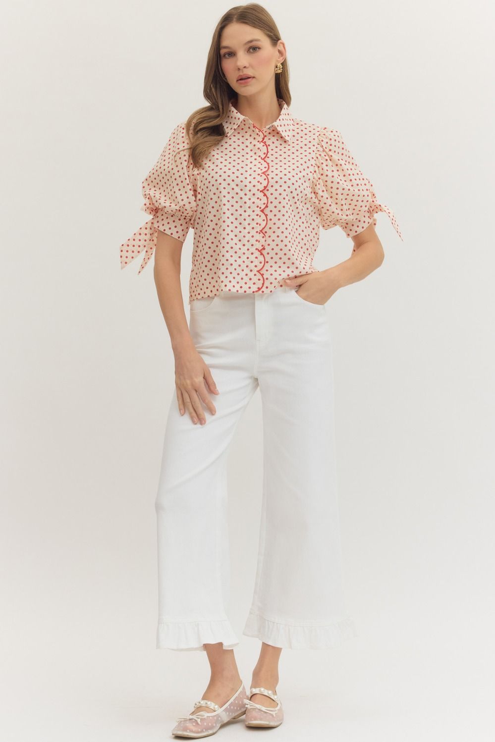 Sweetheart Scallop Top