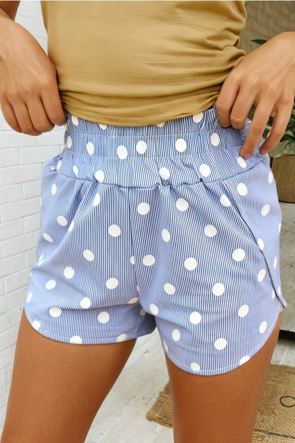 Blue Skies Dot Shorts